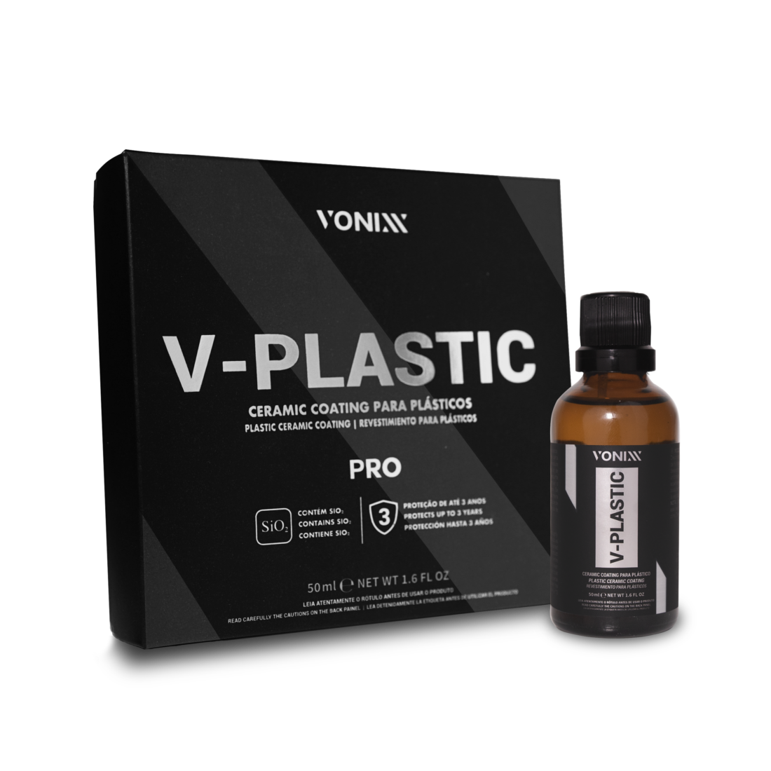 V-Plastic Pro (Cerâmica P/ Plásticos) 50ml - Vonixx
